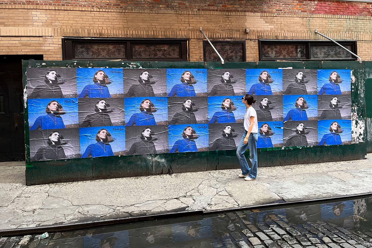Wheatpasting Austin - 32 sheet large format street poster takeover